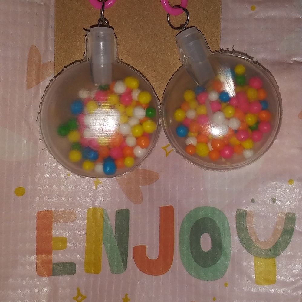 Mini Gumball Earrings